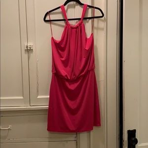 Barbie pink halter dress